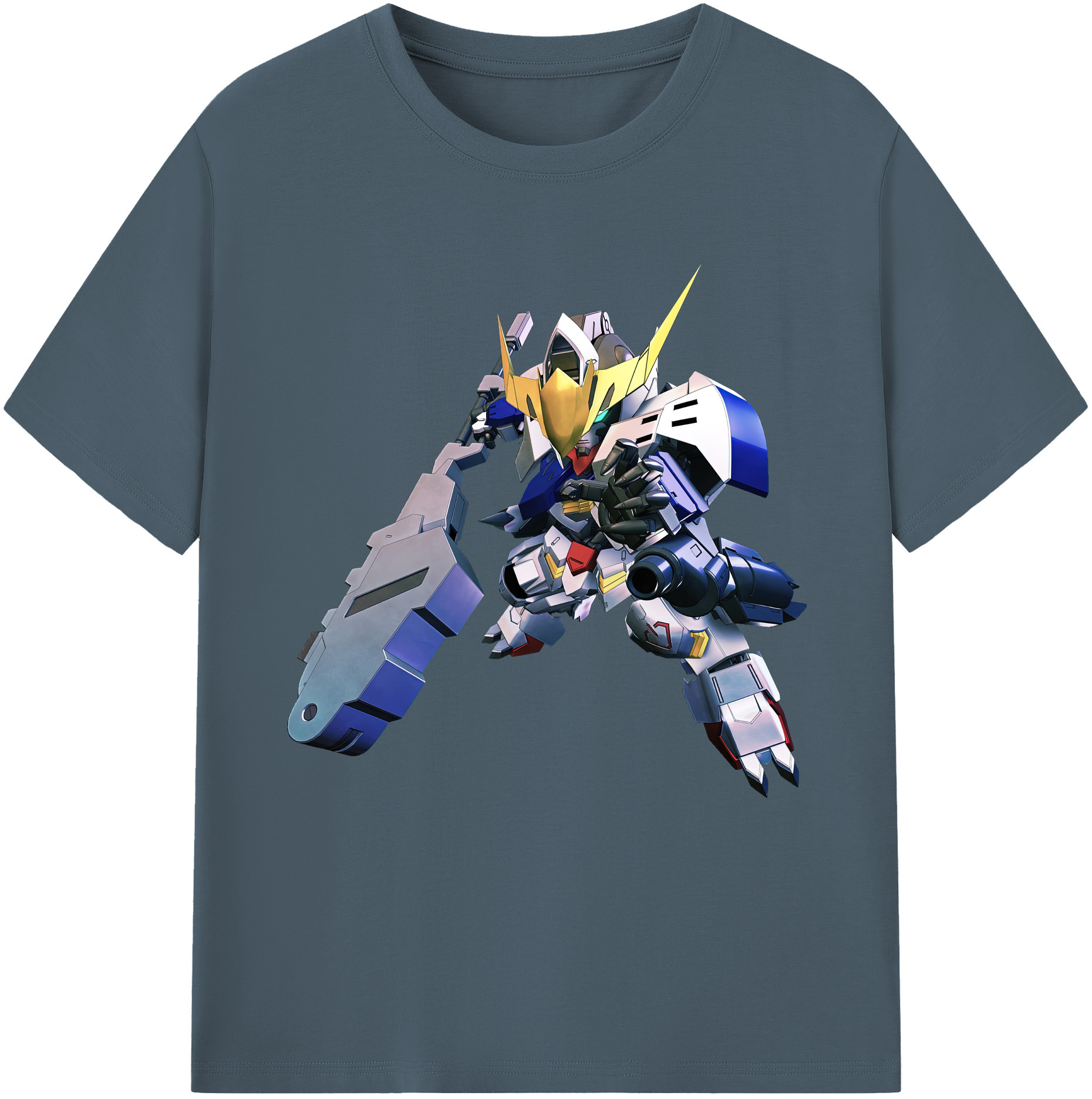 （画像用） 機動戦士ガンダム Mobile Suit Gundam 綿100％半袖Tシャツ（フロントプリント）